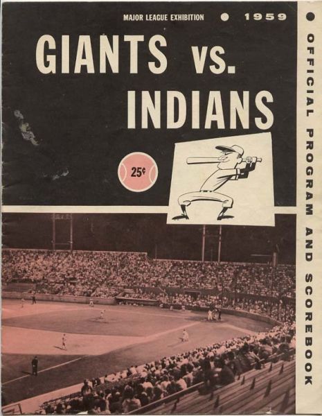 PGM 1959 Giants-Indians Exhibition Salt Lake